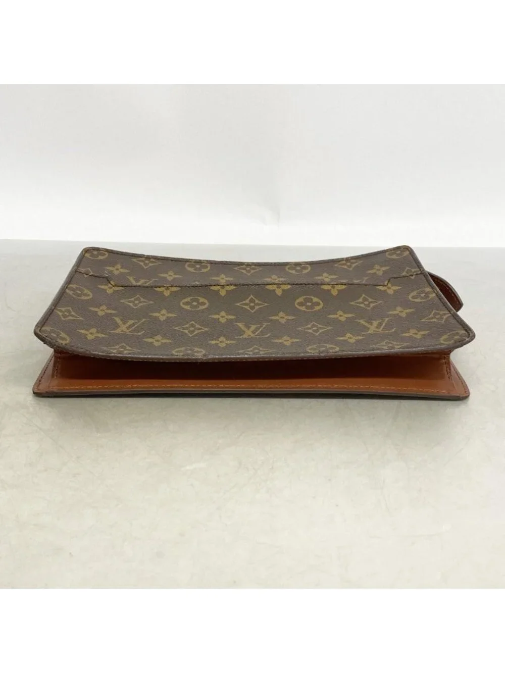Louis Vuitton Clutch Monogram Pochette Homme Brown